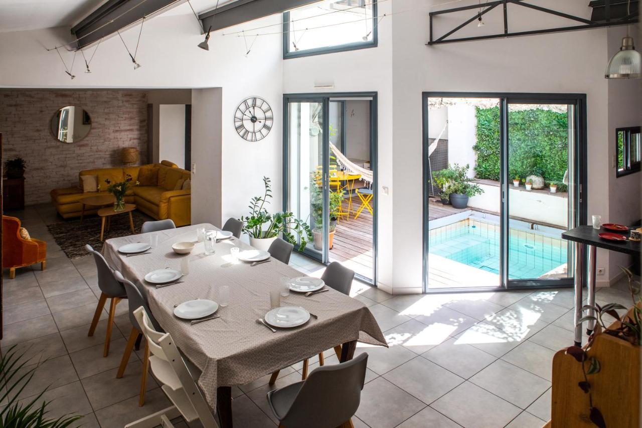 Lumineuse Maison De Ville - Piscine - Intramuros 亞維農 外观 照片