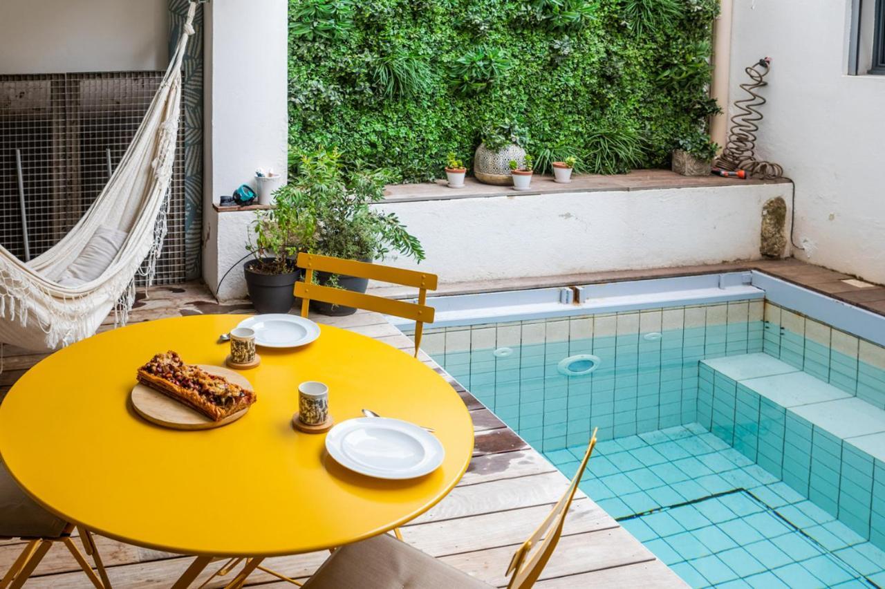 Lumineuse Maison De Ville - Piscine - Intramuros 亞維農 外观 照片